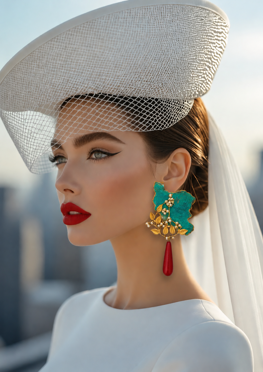 Exclusive I-R-A-N Map Earrings - Limited Edition Designer Jewelry