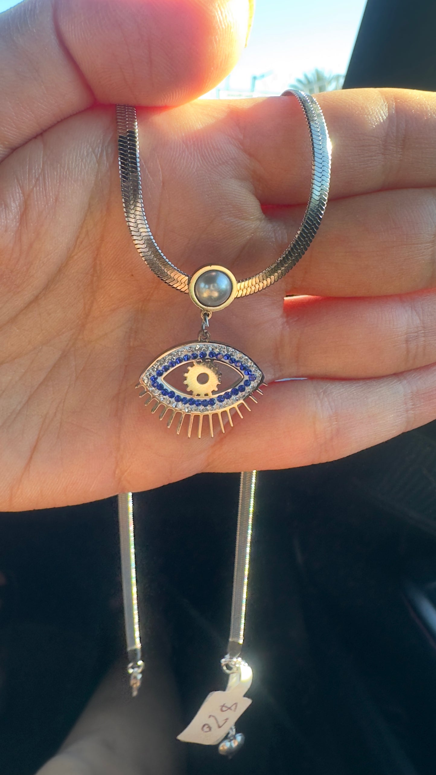 Evil eyes necklace