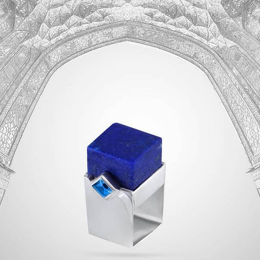 Azure Lapis Architect Ring