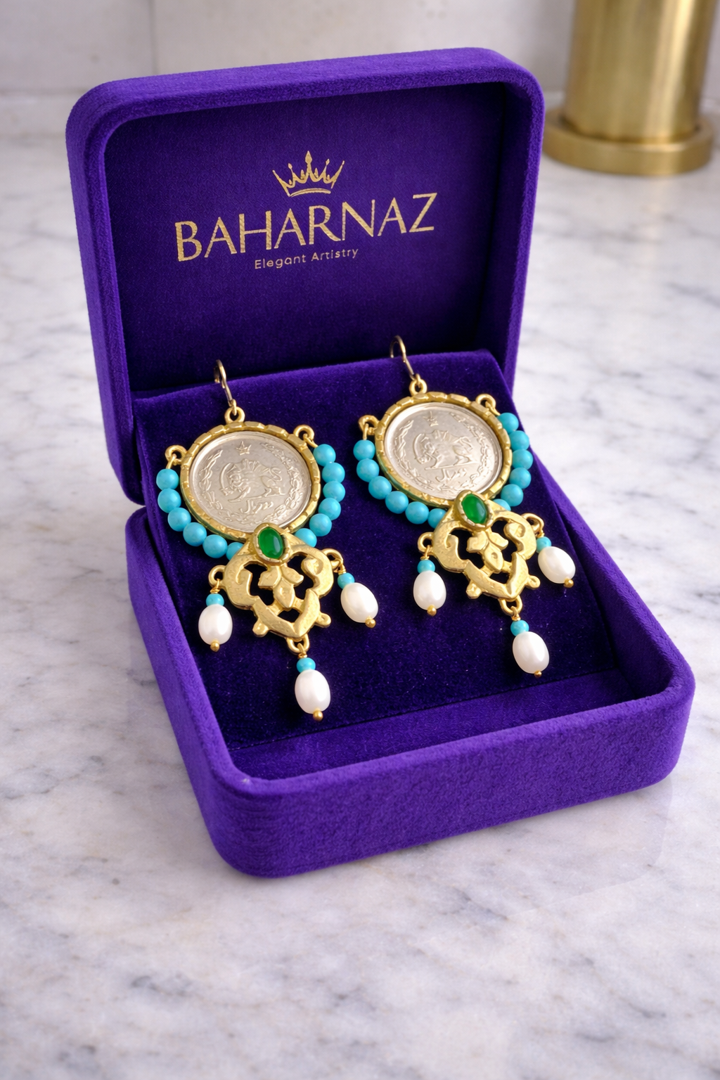 Limited edition coin earrings