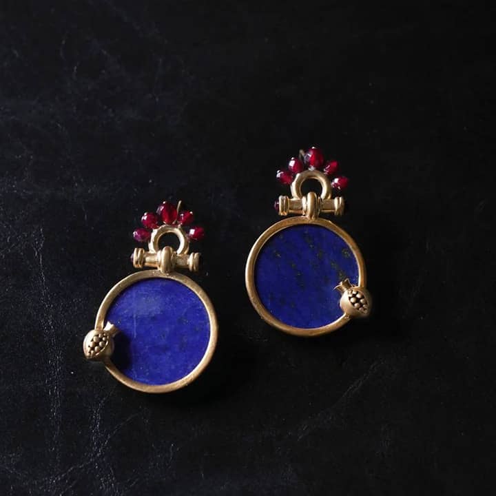 Royal Lapis & Ruby Ensemble Set