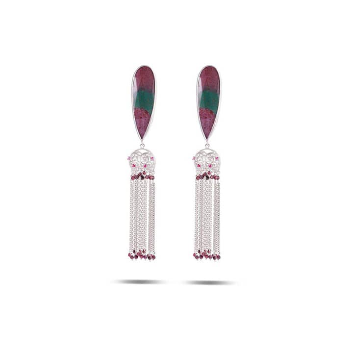 Ruby Cascade Earrings