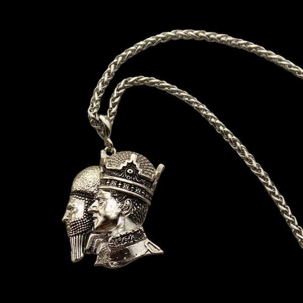 CYRUS THE GREAT MOHAMMAD REZA SHAH PAHLAVI Necklace with Chain