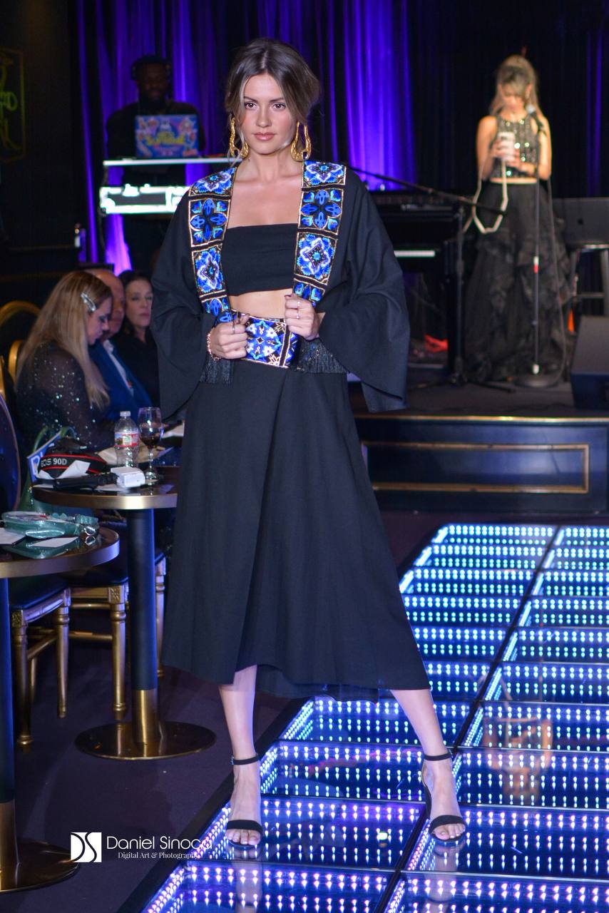 "Royal Blue Elegance" Earrings by Baharnaz