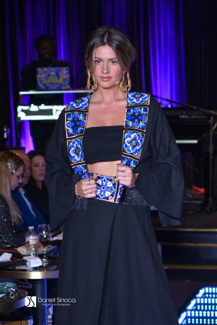 "Royal Blue Elegance" Earrings by Baharnaz