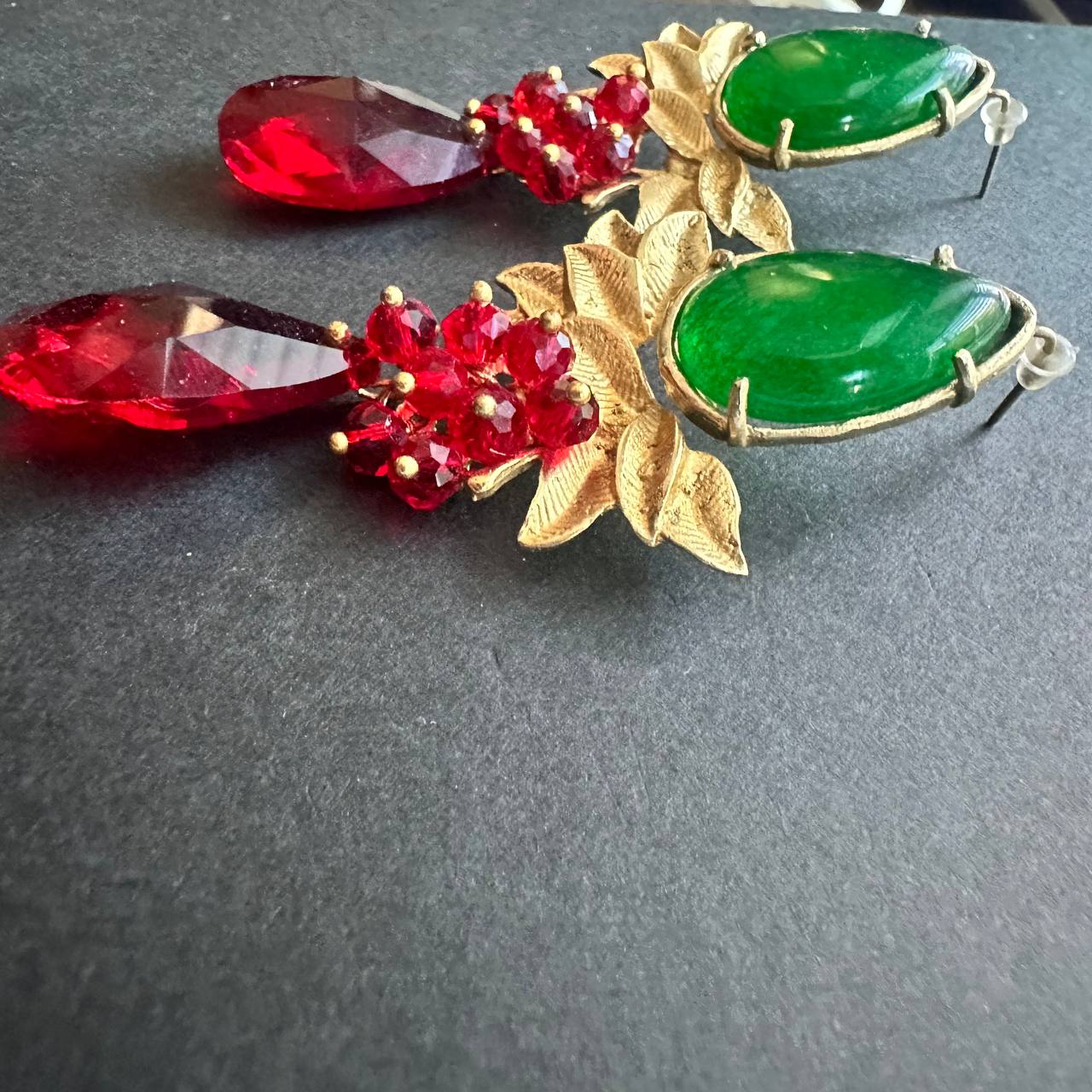 Majestic Forest Agate Earrings