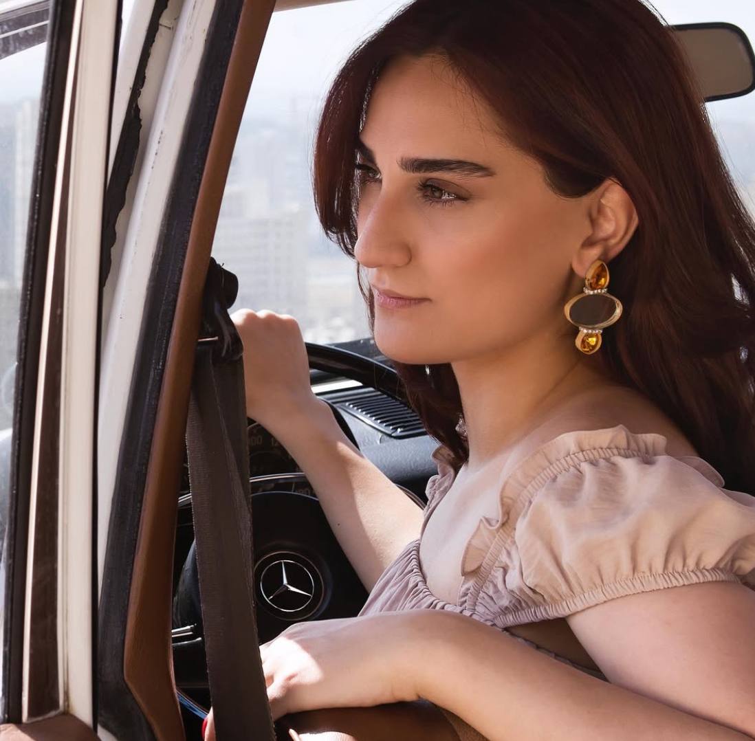 Handmade Persian Tile Earrings