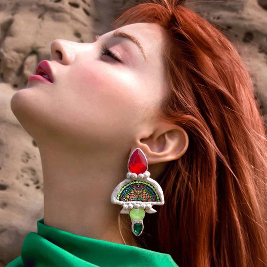 Pomegranate Blossom Earrings