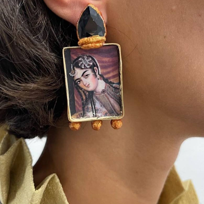 Royal Portrait Earrings
