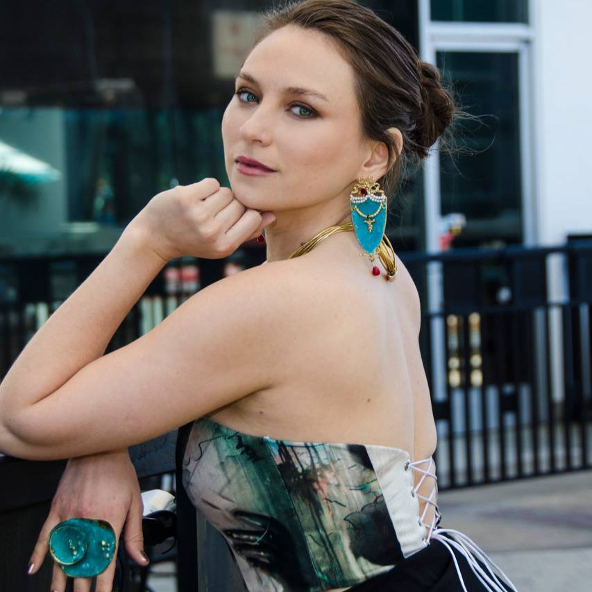 Royal Turquoise Drop Earrings