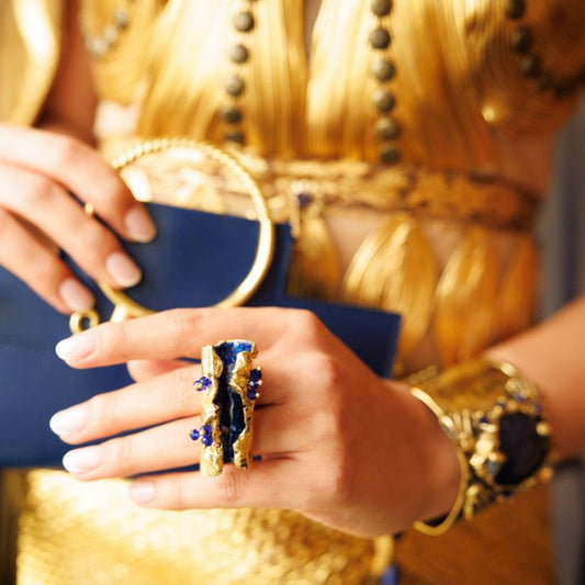 Persepolis Ruin Ring – Midnight Enamel Edition