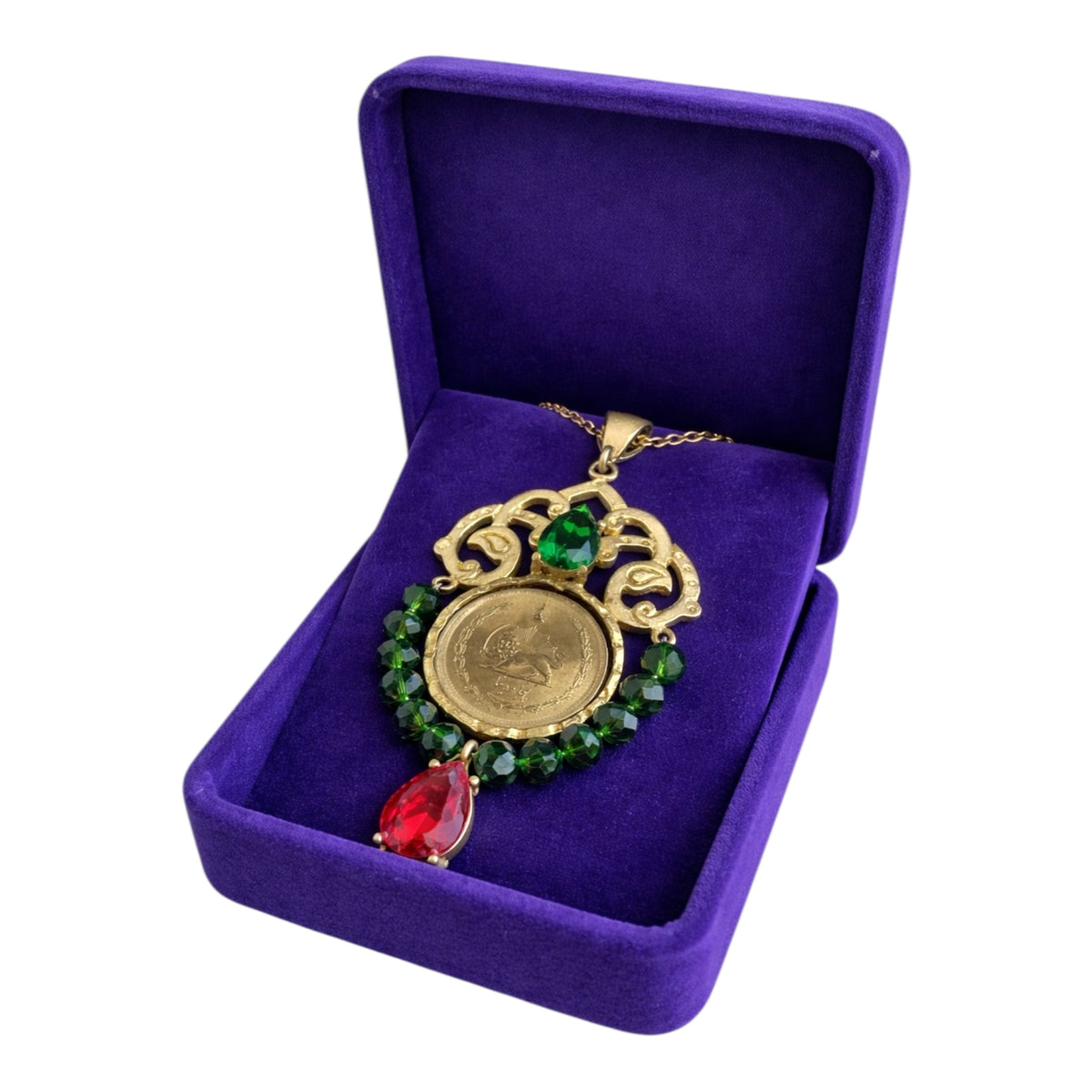 Handmade unique and limited edition coin necklace
