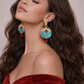 THE QUEEN OF FAIRY TALES, Celestial Azure Drop Earrings For Girls and Women