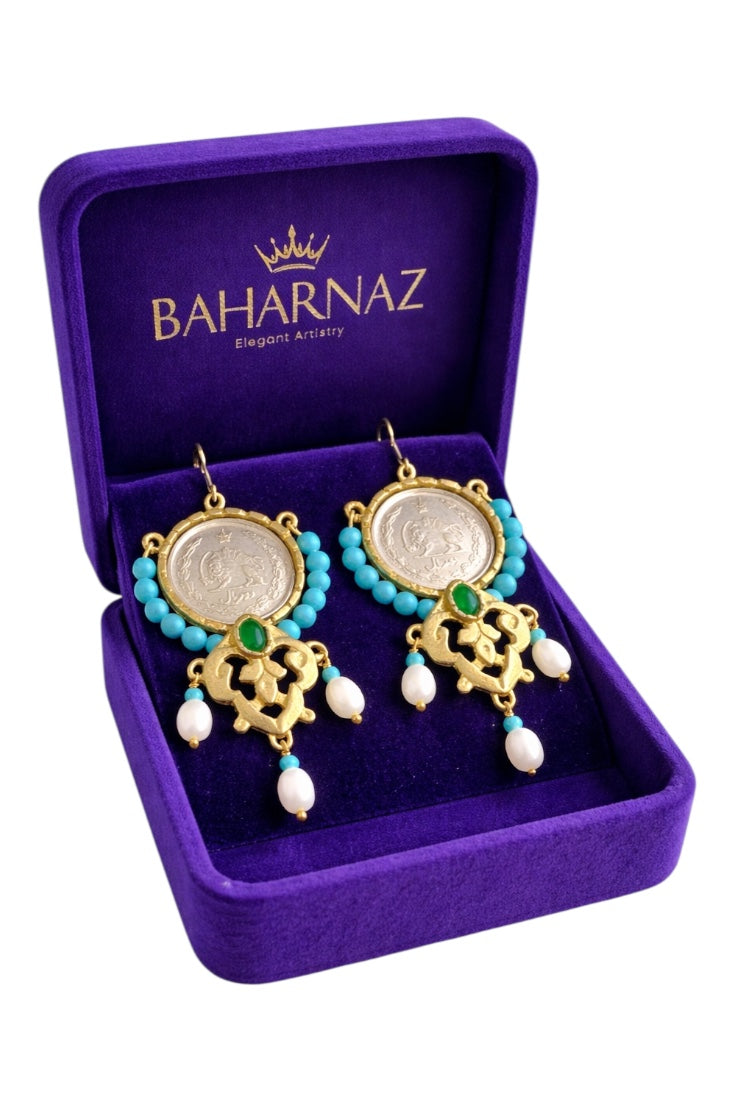 Limited edition coin earrings