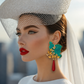 Exclusive I-R-A-N Map Earrings - Limited Edition Designer Jewelry