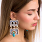 Architectural Persian Earrings – Handmade Papier-Mâché