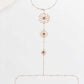 1pc Minimalist Floral Fashion Elegant Backless Waist Chain Suitable For Summer Wear
