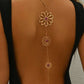 1pc Minimalist Floral Fashion Elegant Backless Waist Chain Suitable For Summer Wear