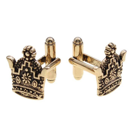 Iranian Persian Pahlavi Kingdom Crown Cufflinks Art Persia Farsi Gift