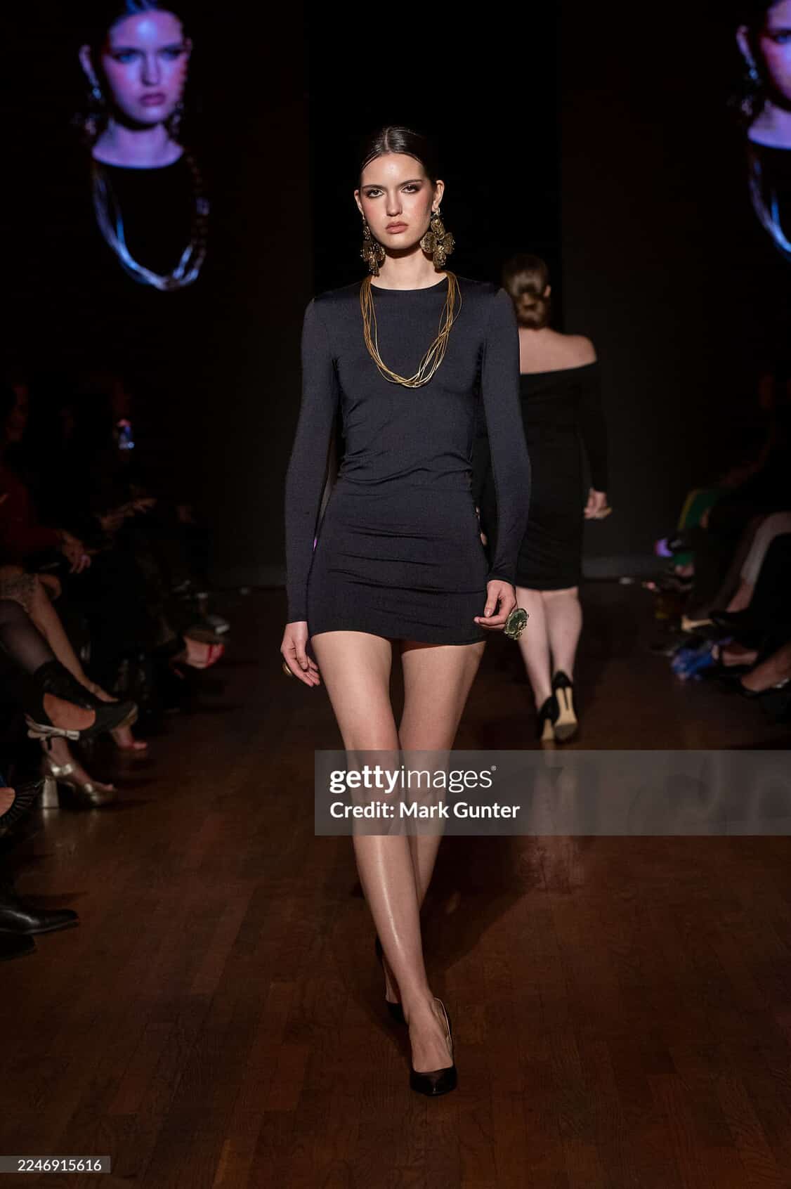 Atlas Handmade Statement Earrings – Black Shell & Swarovski Crystals