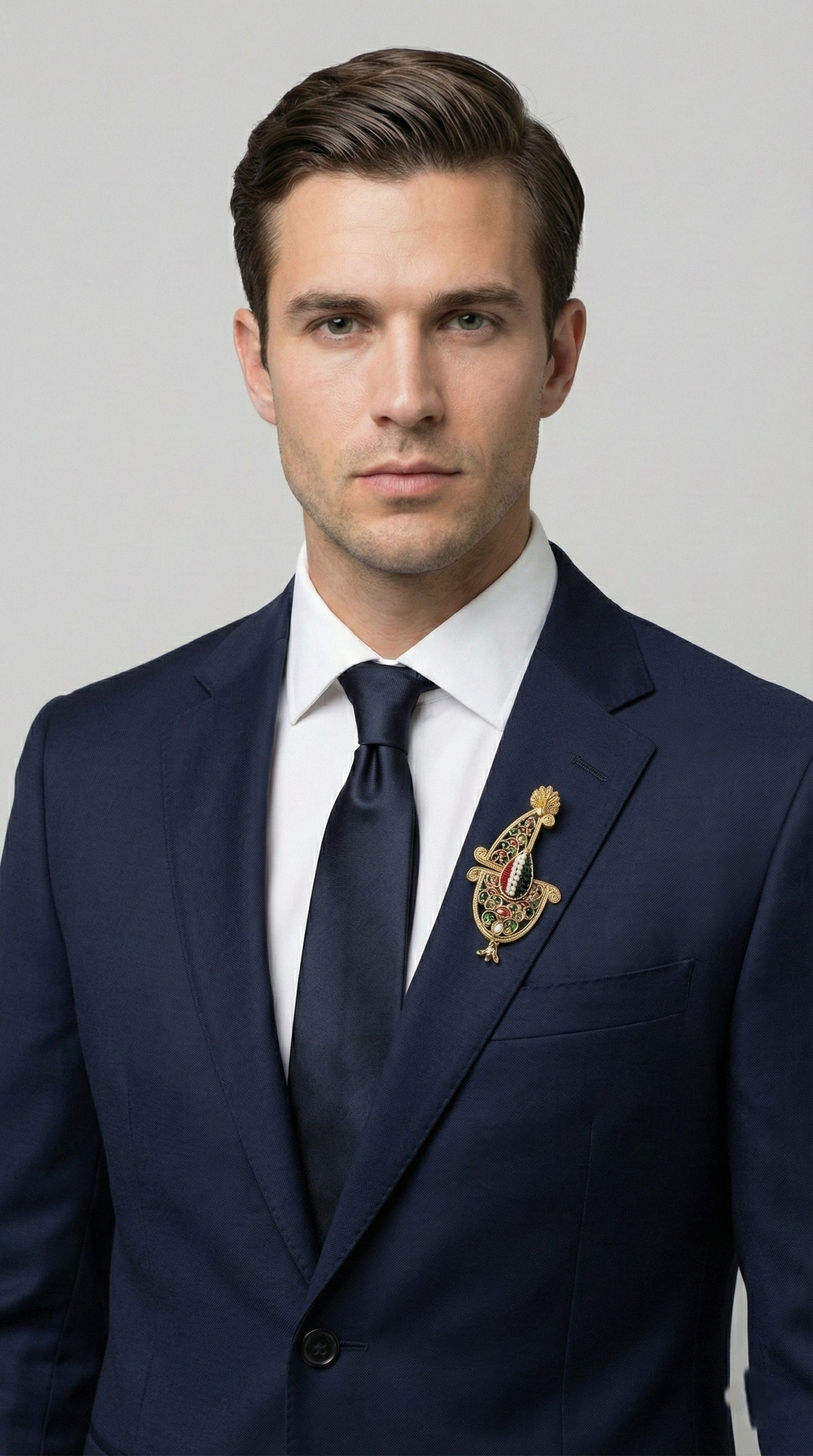 Iran Handmade earrings with Lion and sun sign