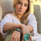 Handmade Oxidized Statement Ring – Turquoise Artisan Ring | Baharnaz Gallery