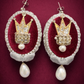 Royal Velvet Crown Earrings