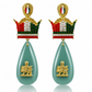 Handmade Agate Lion & Sun Earrings | Pahlavi-Inspired Persian Statement Jewelry | Baharnaz Gallery