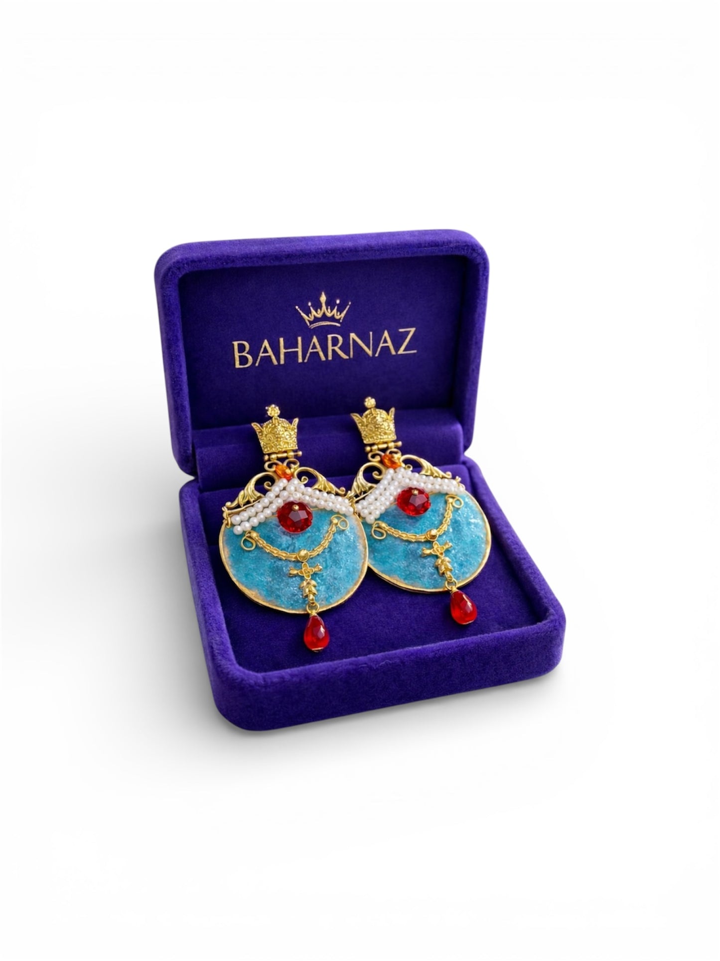 THE QUEEN OF FAIRY TALES, Celestial Azure Drop Earrings For Girls and Women