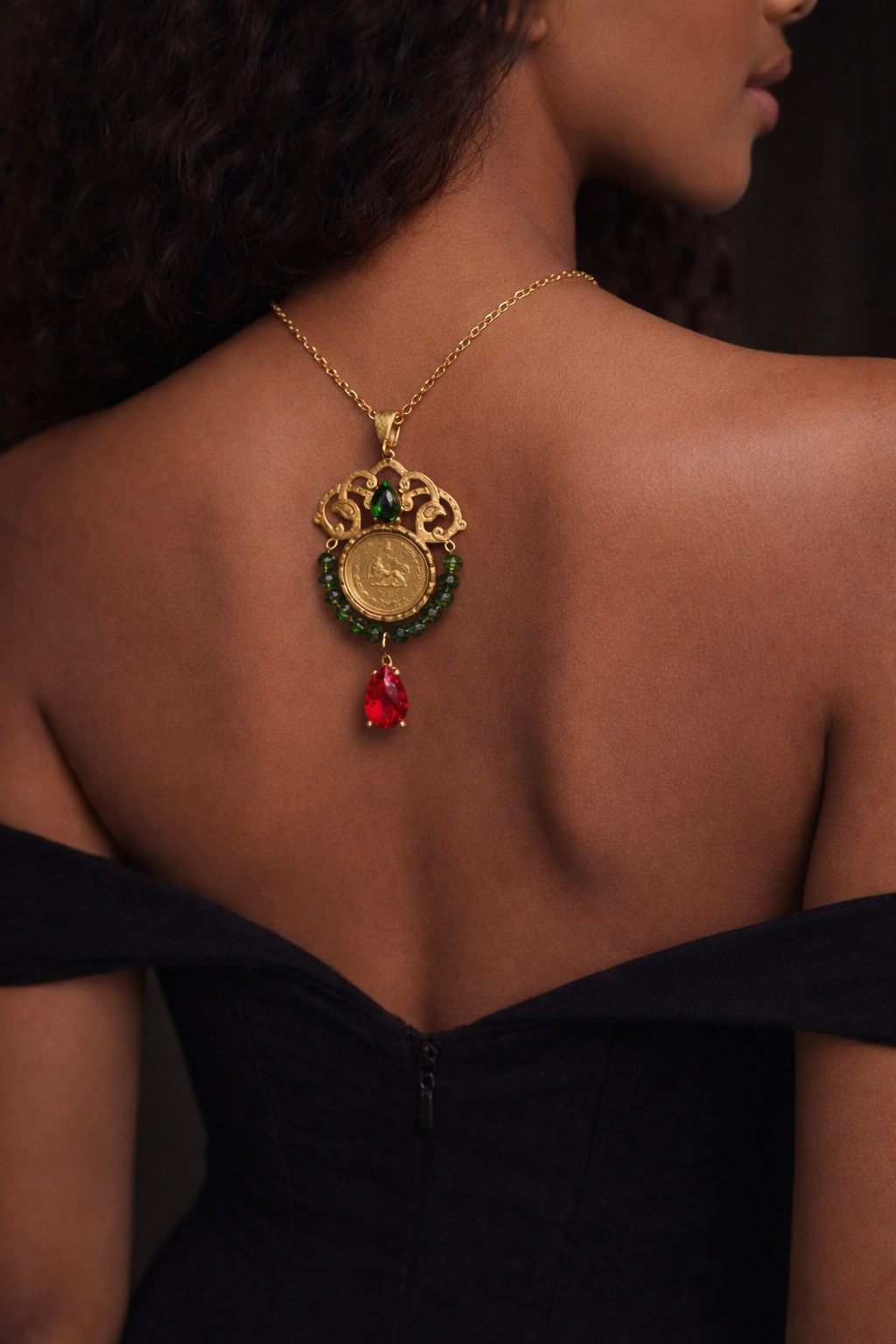 Handmade unique and limited edition coin necklace