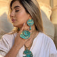 Handmade Oxidized Statement Ring – Turquoise Artisan Ring | Baharnaz Gallery