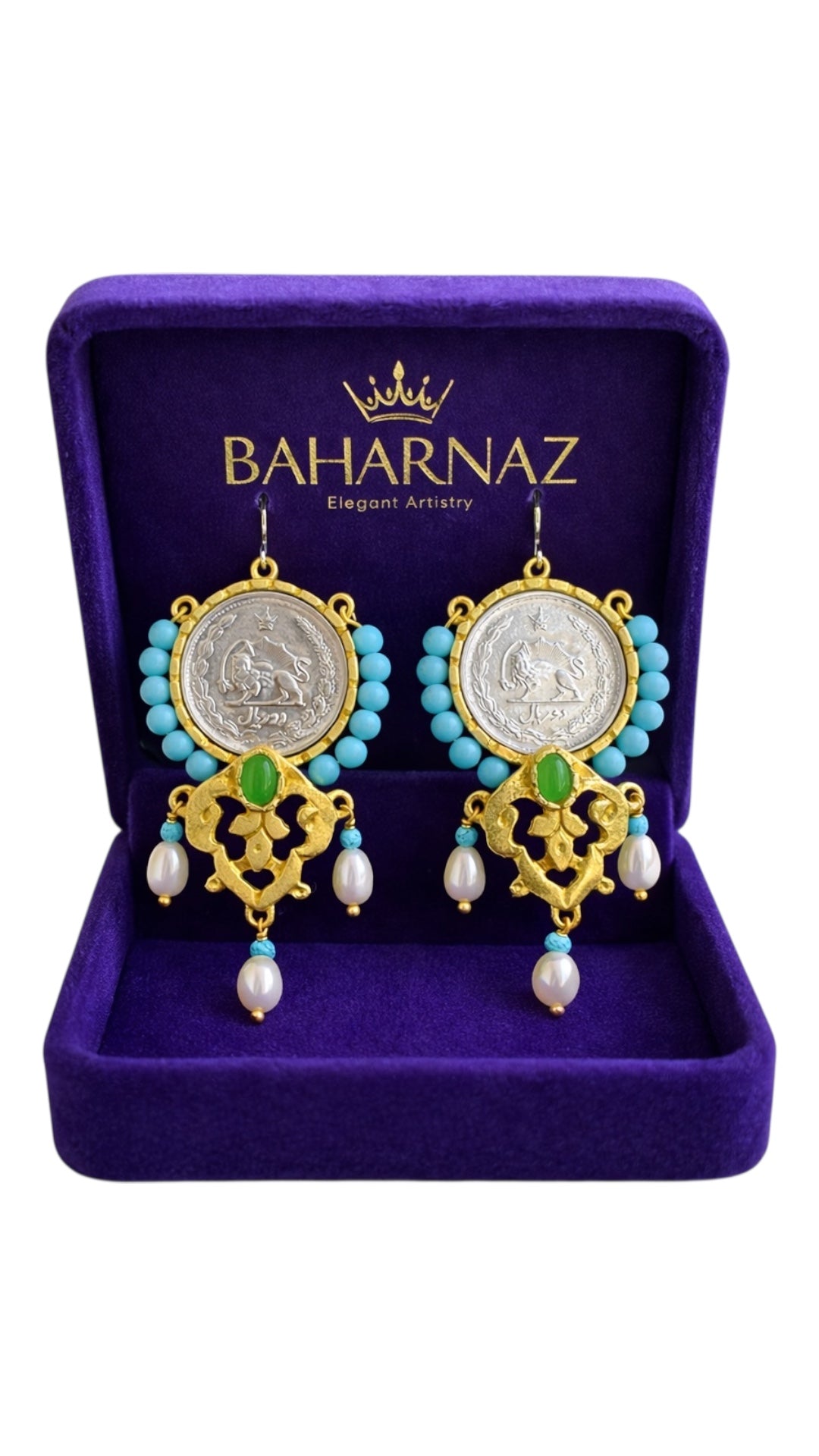 Limited edition coin earrings