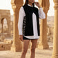 Ravaagh Persian Calligraphy Vest | Modern Persian Cultural Fashion