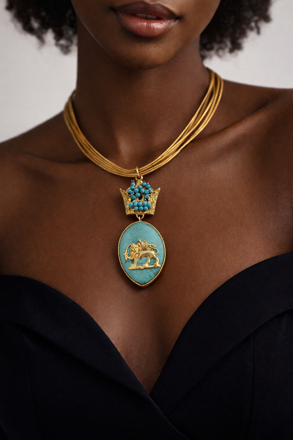 Handmade turquoise necklace