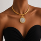 Vintage Shah & Farah Coin Necklace – Handmade Persian Royal Coin Pendant | Baharnaz Gallery