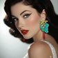 Exclusive I-R-A-N Map Earrings - Limited Edition Designer Jewelry
