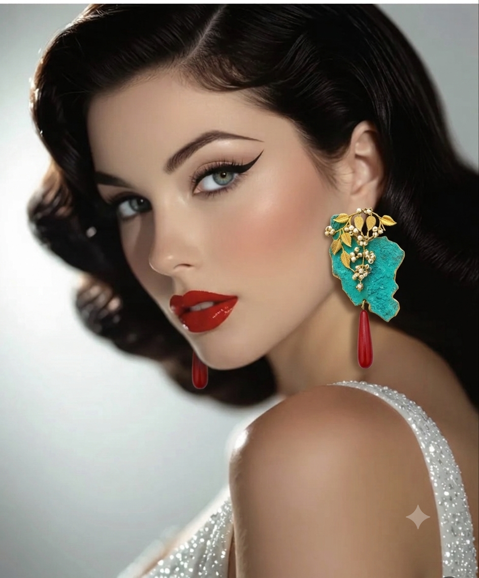 Exclusive I-R-A-N Map Earrings - Limited Edition Designer Jewelry