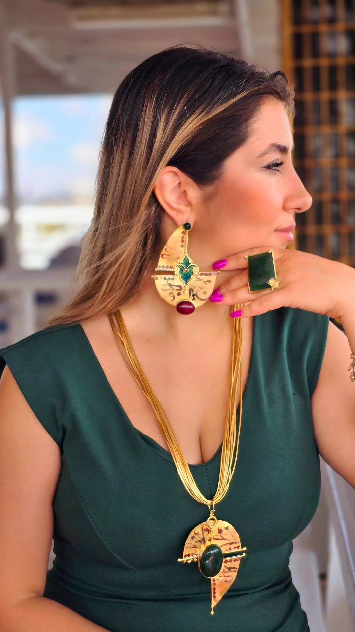 Persian Heritage Jewelry Set – Hafez Inspired Design
