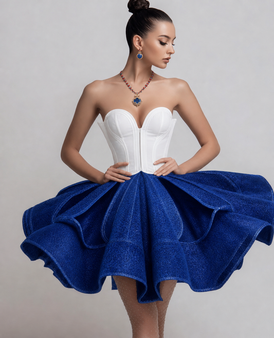 Royal Lapis & Ruby Ensemble Set