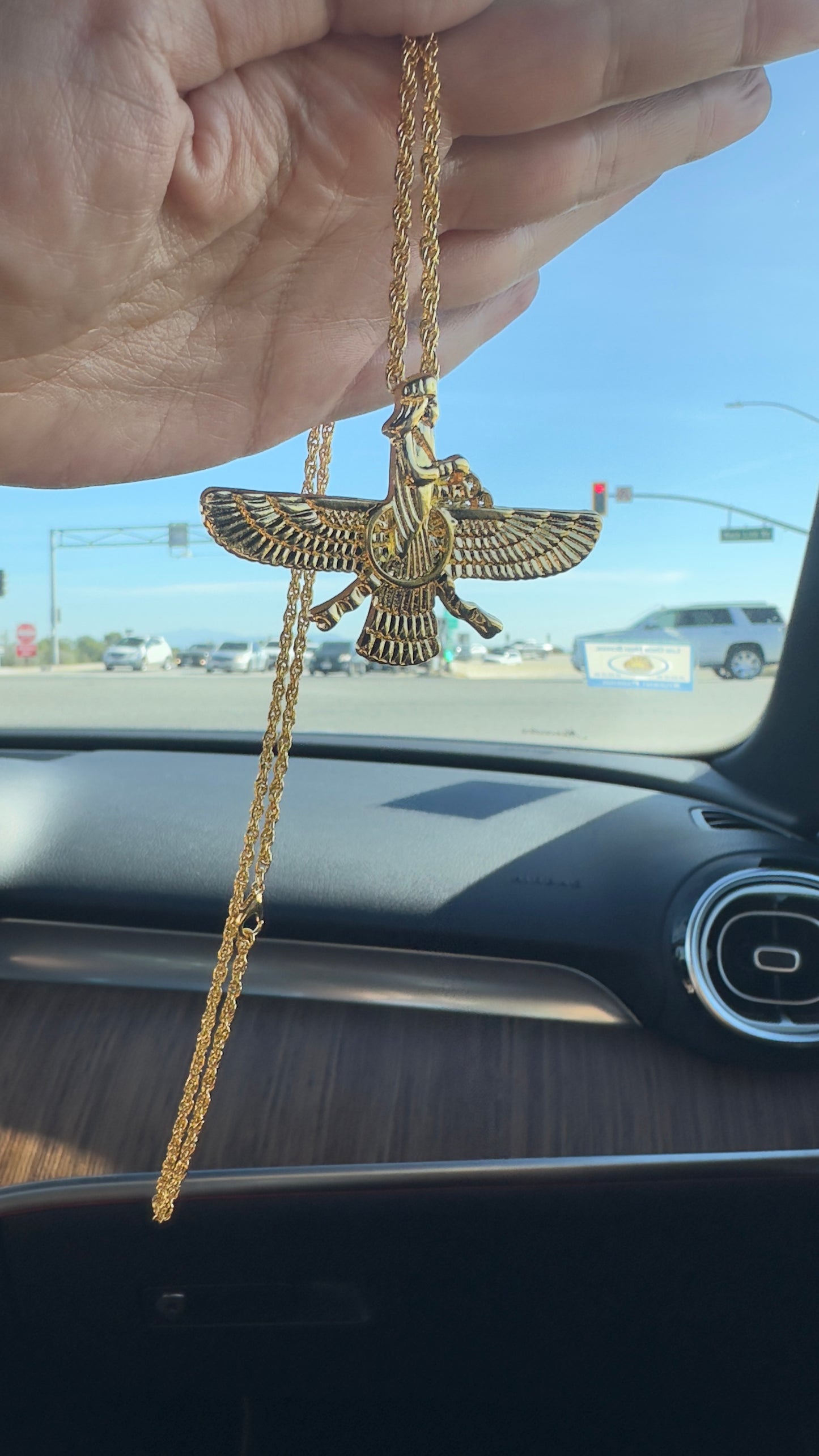 Unisex Faravahar necklace