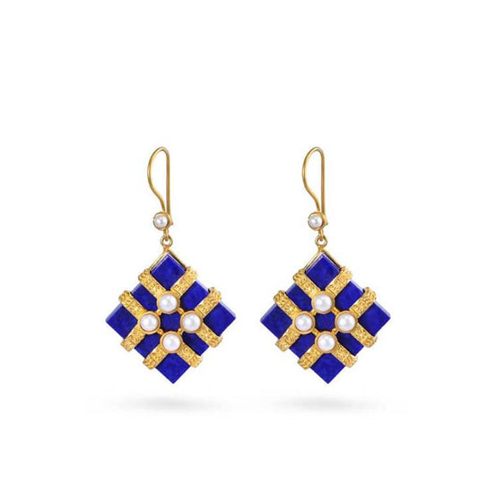 ZIBA, Sapphire Elegance Earrings For Women