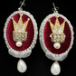 Royal Velvet Crown Earrings