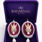 Royal Velvet Crown Earrings