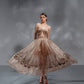"Ethereal Glow" Velvet and Organza Set by Baharnaz